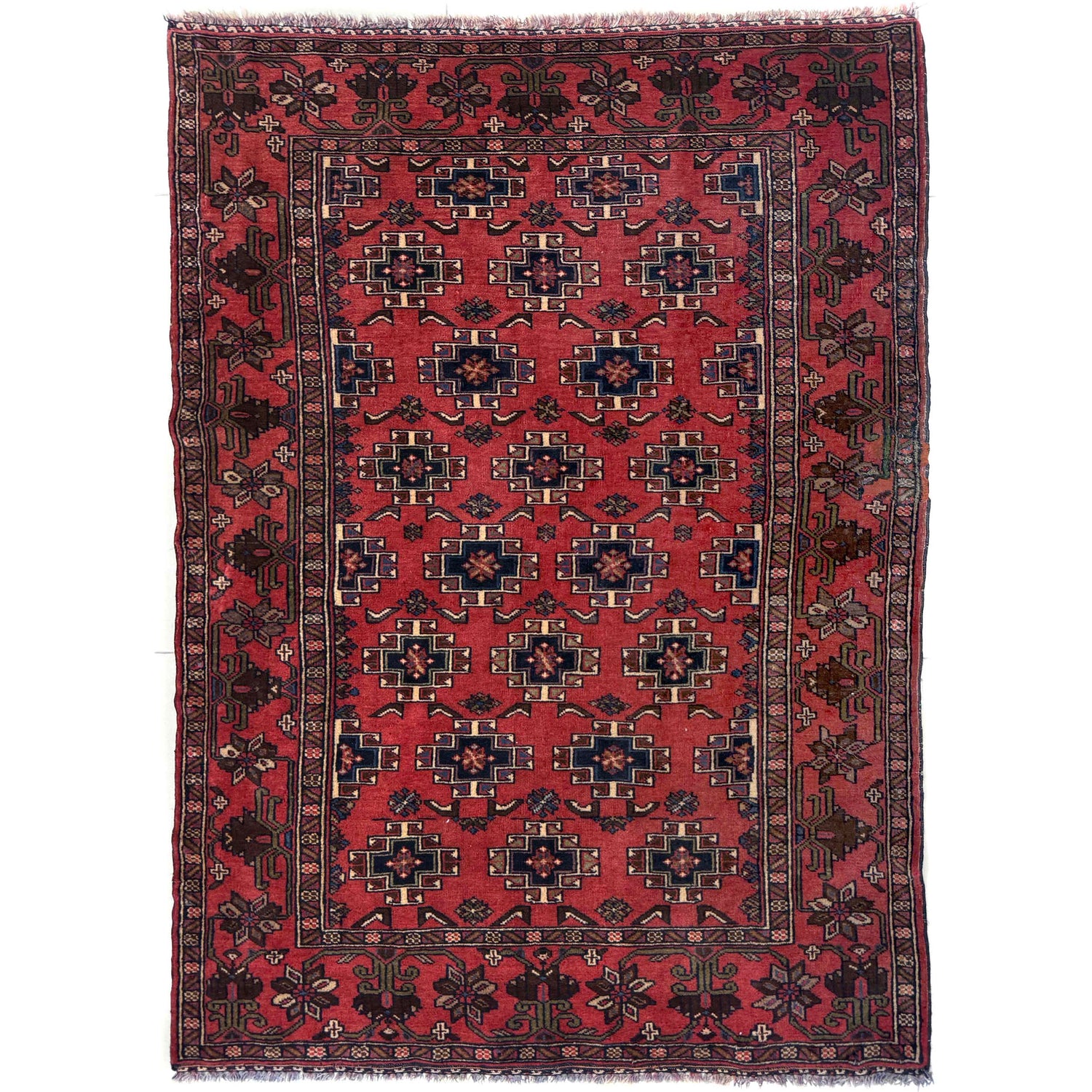 Handmade Balochi Rug 3' 3" x 4' 5" (ft) - No. Y39563
