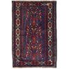 Hand Knotted Baluchi Rug 3' 3" x 4' 9" (ft) -No Y39564