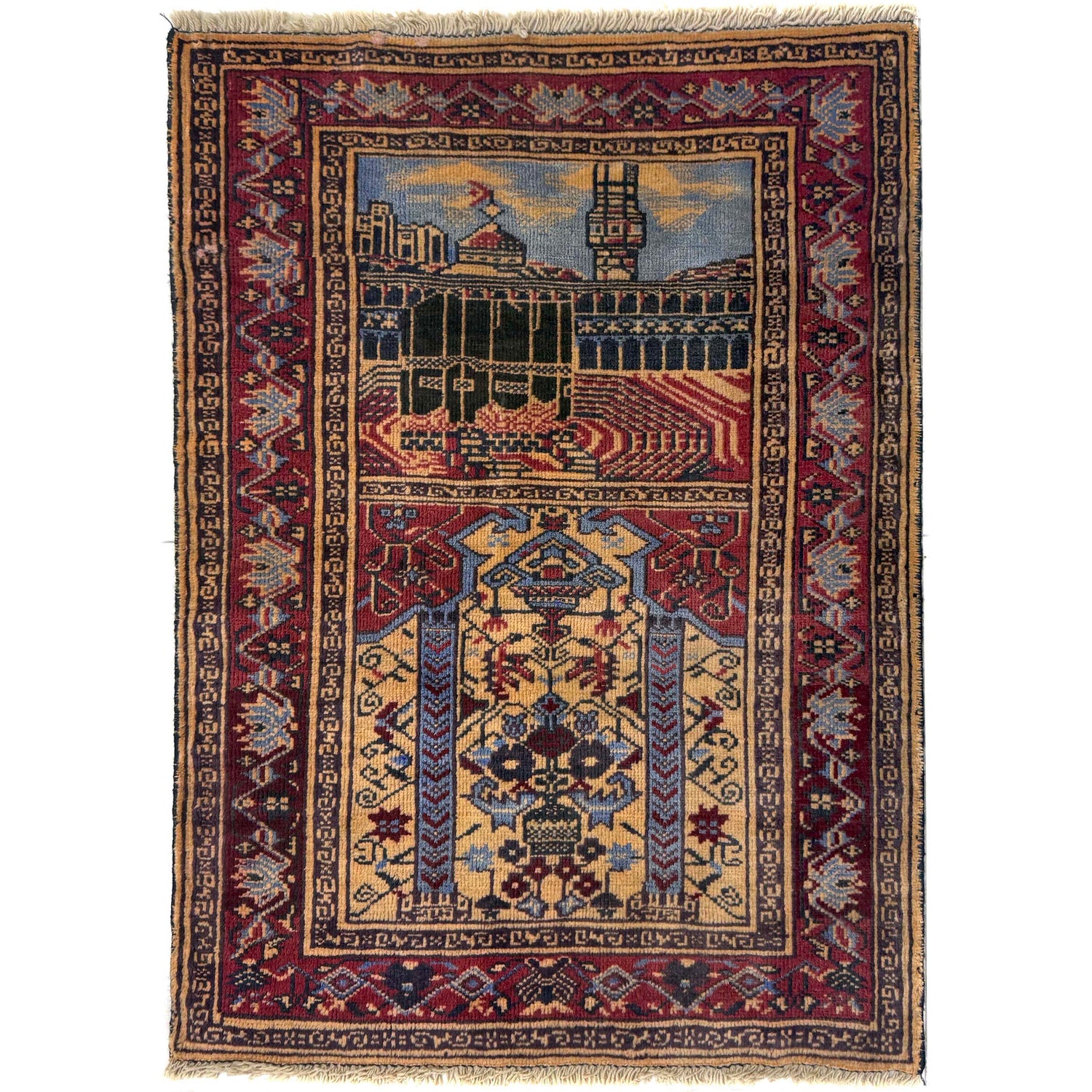 Handmade Jaye Namaz 2' 8" x 3' 8" (ft) - No. Y39568