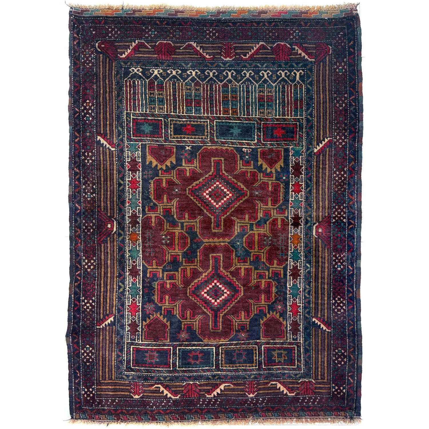 Prayer Rug 2' 11" x 4' 3" (ft) - No. Y39570