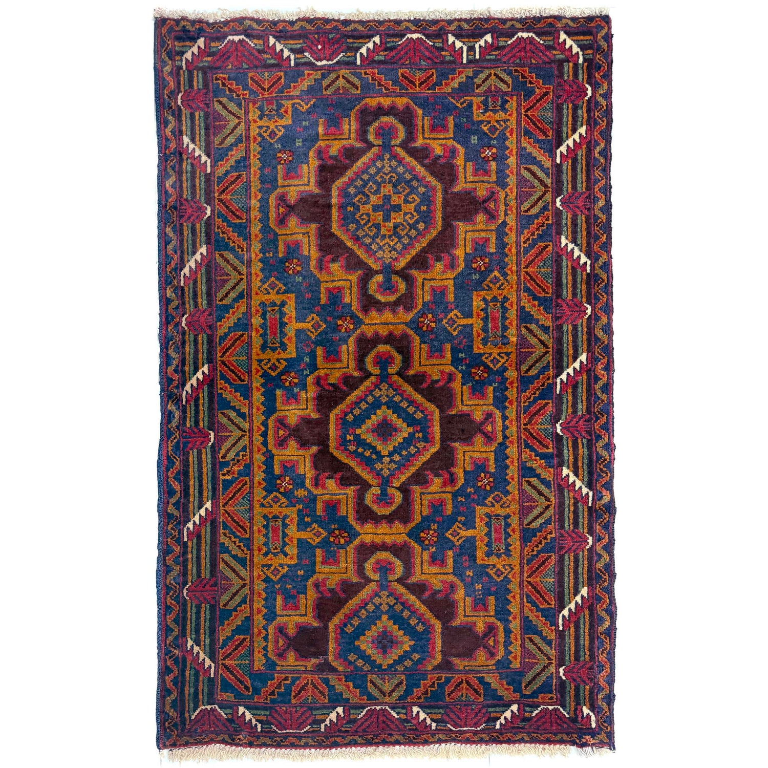 Handmade Balochi Rug 2' 9" x 4' 3" (ft) - No. Y39579