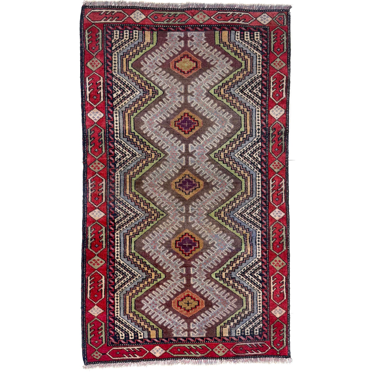 Handmade Balochi Rug 2' 9" x 4' 5" (ft) - No. Y39580