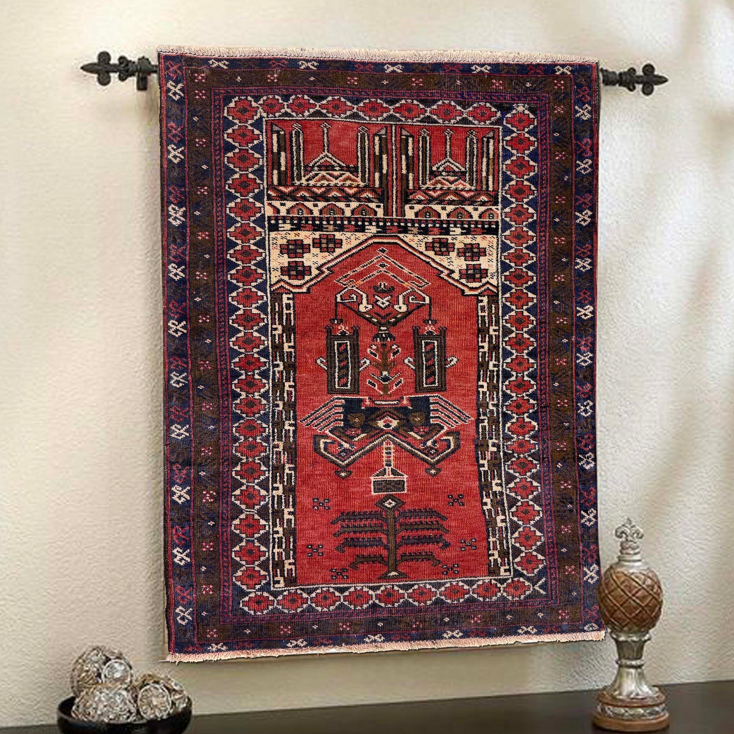 Handmade Jaye Namaz 2' 10" x 4' 3" (ft) - No. Y39581