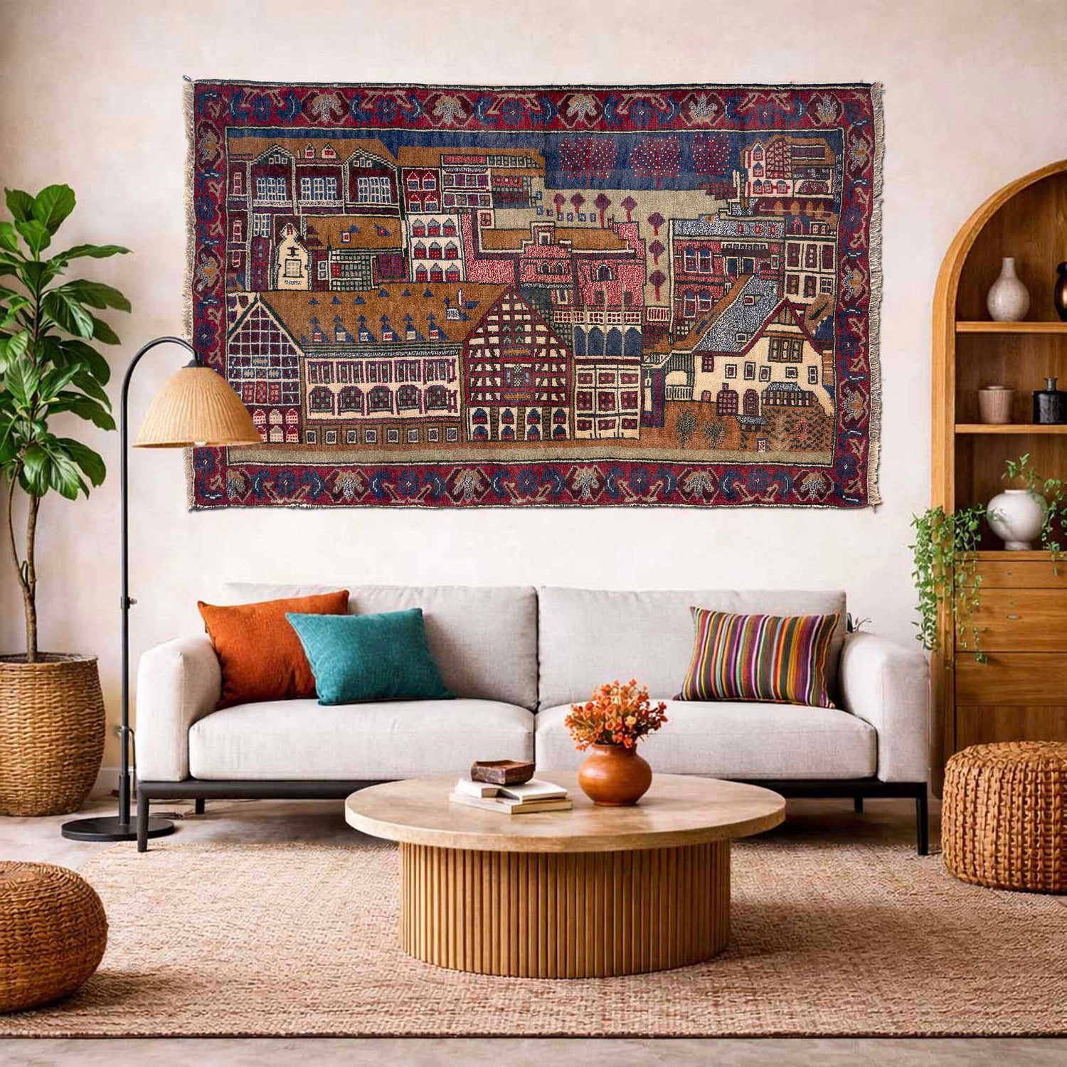 Handmade Picture Rug 2' 11" x 4' 4" (ft)- No. Y39583