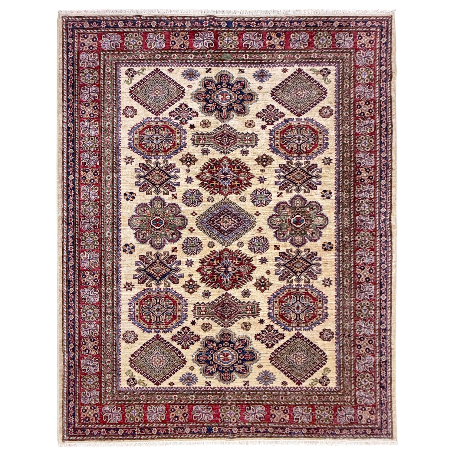 Luxury Kazak Qaleen 5' 9" x 7' 8" (ft) - No. Y39589