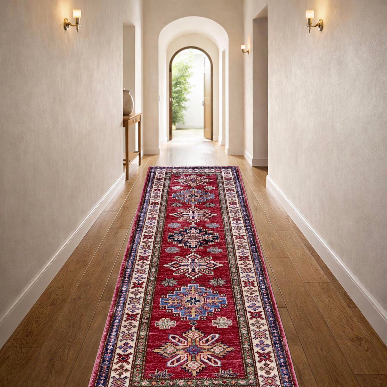 Premium Quality Kazak Runner Rug 1' 11" x 5' 6" (ft) - No. Y39592