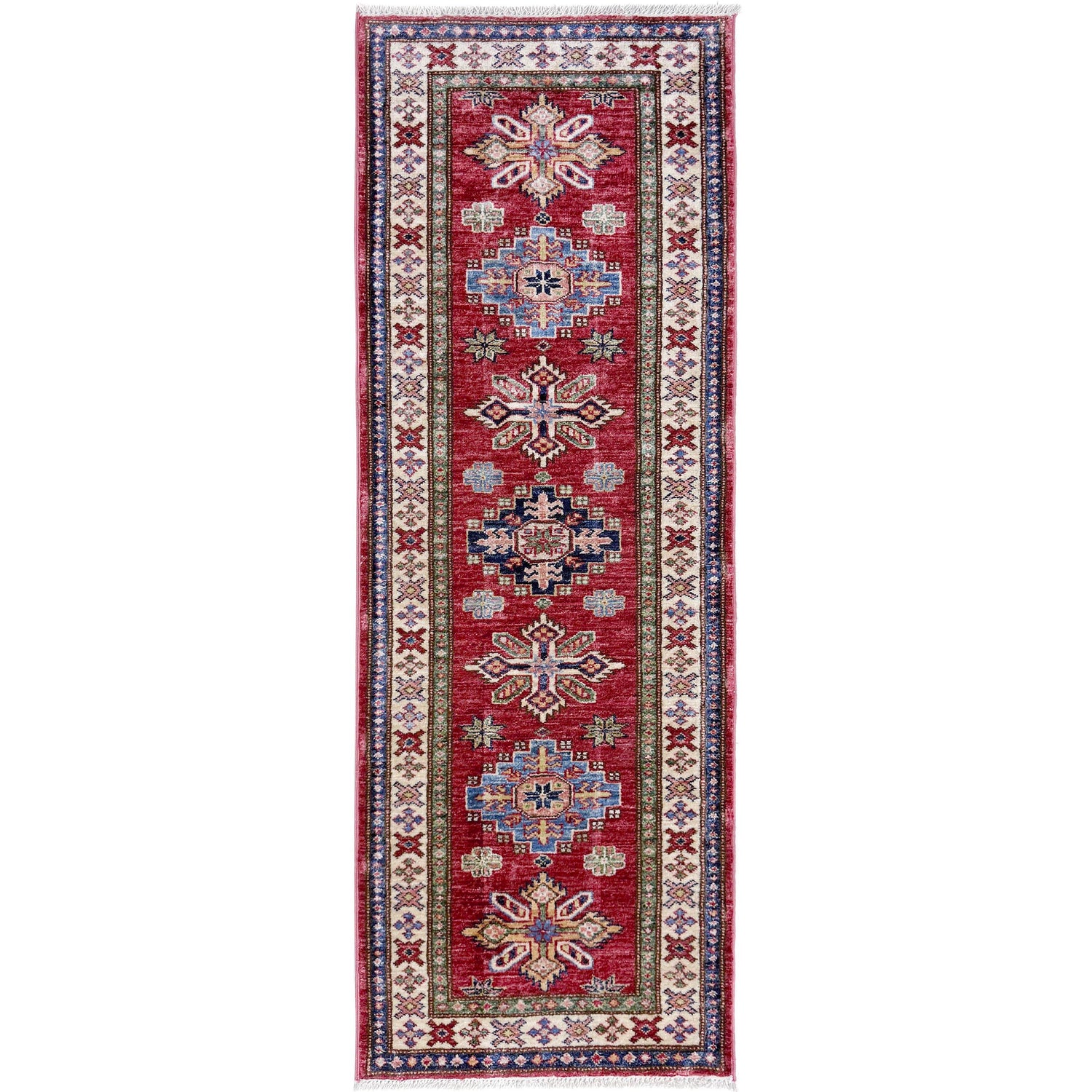 Luxury Kazak Qaleen Runner 2' 0" x 5' 6" (ft) - No. Y39593