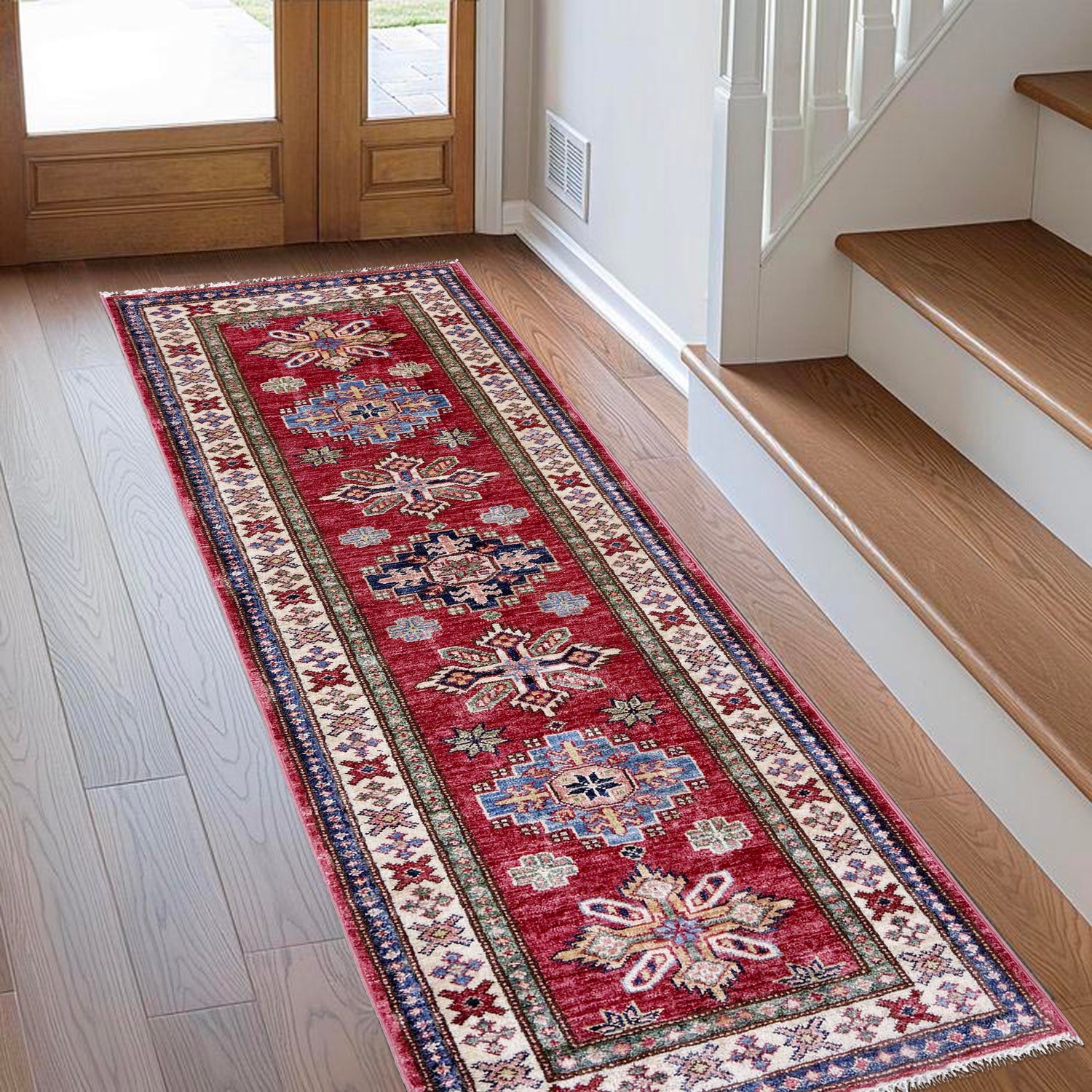 Luxury Kazak Qaleen Runner 2' 0" x 5' 6" (ft) - No. Y39593