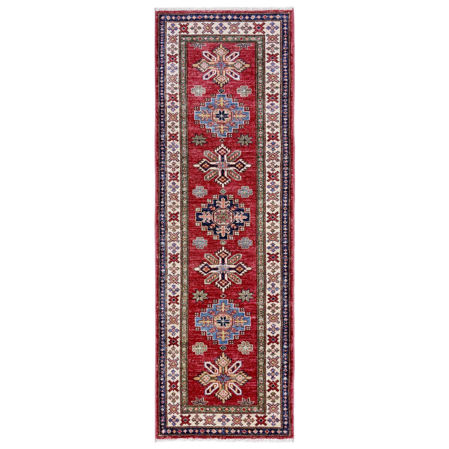 Luxury Kazak Qaleen Runner 1' 10" x 6' 0" (ft) - No. Y39599