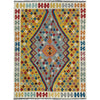 Handmade Vegetable Kelim 5' 1" x 6' 6" (ft) - No. Y39666