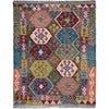 Handmade Vegetable Kelim 4' 0" x 5' 3" (ft) - No. Y39667