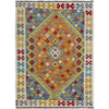 Handmade Vegetable Kilim 4' 1" x 5' 8" (ft) - No. Y39668
