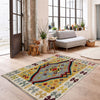 Handmade Vegetable Kelim 3' 5" x 4' 9" (ft) - No. Y39674