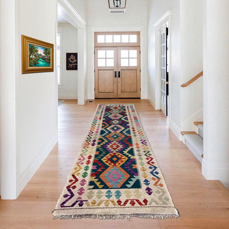 Vegetable Kelim Runner 2' 8" x 9' 7" (ft) - No. Y39681