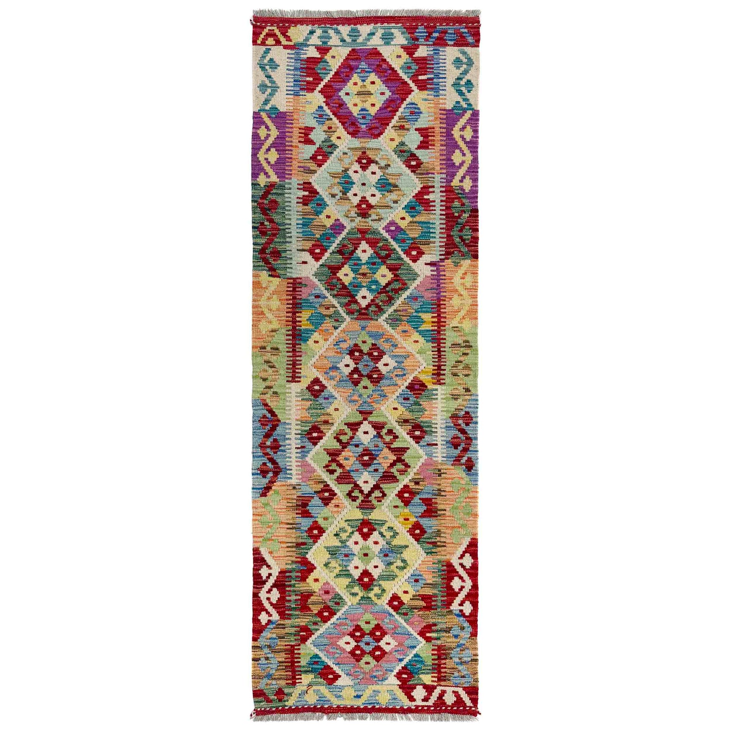 Vegetable Kelim Runner 2' 0" x 6' 7" (ft)- No. Y39708