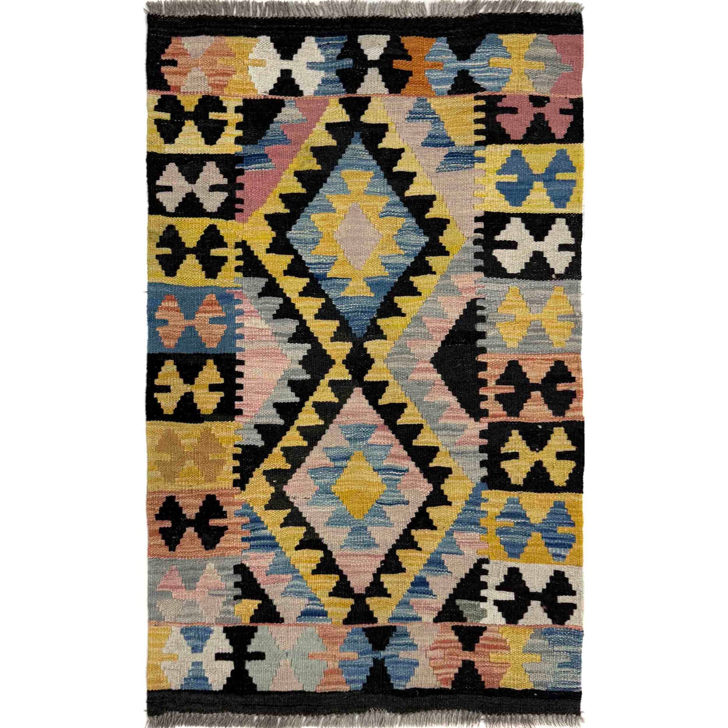 Handmade Vegetable Kilim 2' 0" x 3' 3" (ft) - No. Y39712