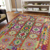Handmade Vegetable Kelim 4' 2" x 6' 6" (ft) - No. Y39724