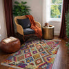 Handmade Vegetable Kilim 3' 5" x 4' 9" (ft) - No. Y39726