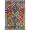 Handmade Vegetable Kelim 2' 9" x 4' 2" (ft) - No. Y39728
