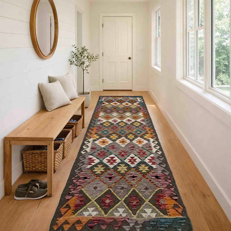 Vegetable Kelim Runner 2' 9" x 9' 6" (ft) - No. Y39729