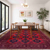 Red Color Khal Mohammadi Carpet 6' 8" x 9' 7" (ft) - No. Y39732