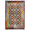 Handmade Vegetable Kilim 3' 5" x 5' 1" (ft) - No. Y39936