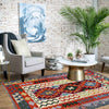 Handmade Vegetable Kelim 3' 5" x 4' 8" (ft) - No. Y39939