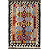 Handmade Vegetable Kilim 3' 5" x 4' 11" (ft) - No. Y39943