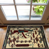 Ivory Color War Rug 2' 0" x 2' 7" (ft) - No. Y39952