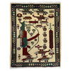 Ivory Color War Rug 2' 0" x 2' 7" (ft) - No. Y39952