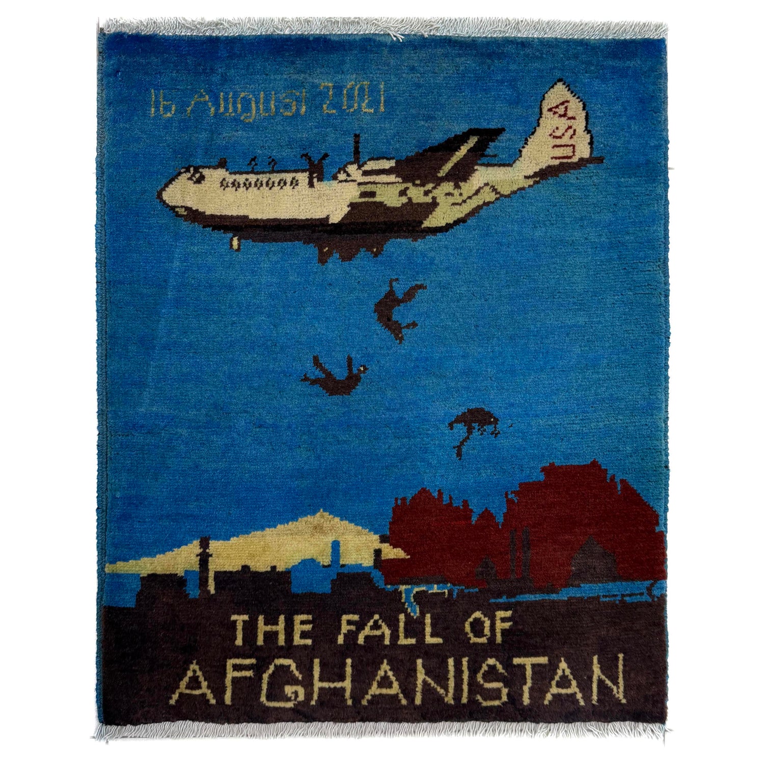 Blue War Rug 2' 0" x 2' 4" (ft) - No. Y39956