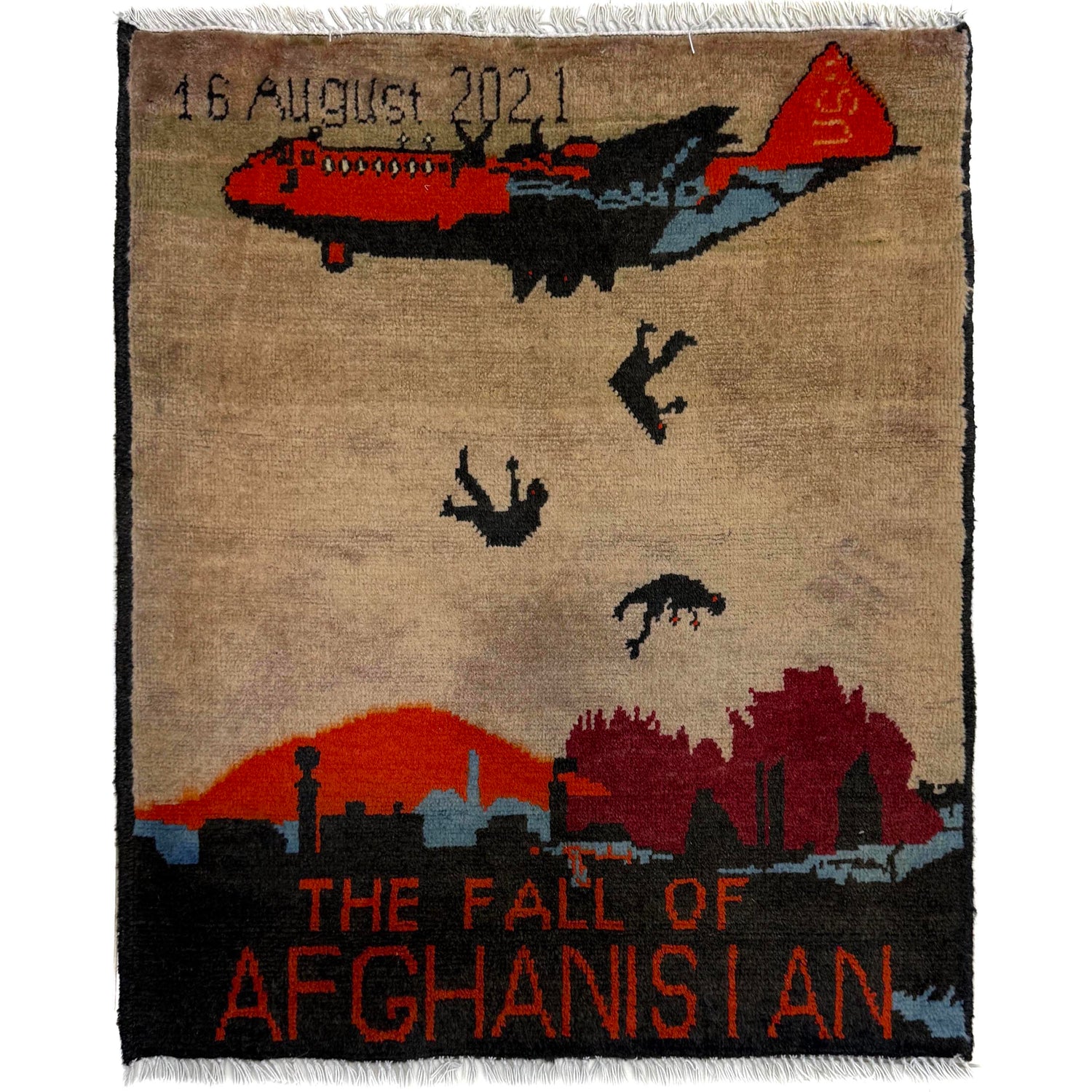 Handmade War Rug 2' 1" x 2' 5" (ft) - No. Y39965