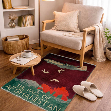 Hand Knotted War Rug 1' 10" x 2' 6" (ft) - No. Y39967