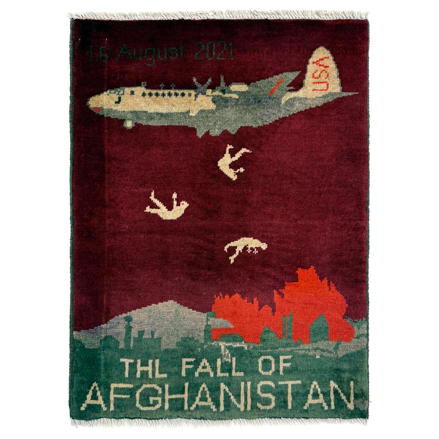 Hand Knotted War Rug 1' 10" x 2' 6" (ft) - No. Y39967
