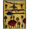 Ivory Color War Rug 2' 1" x 2' 6" (ft) - No. Y39969
