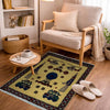 Hand Knotted War Rug 1' 11" x 2' 7" (ft) - No. Y39974