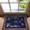 Blue War Rug 2' 0" x 2' 8" (ft) - No. Y39975