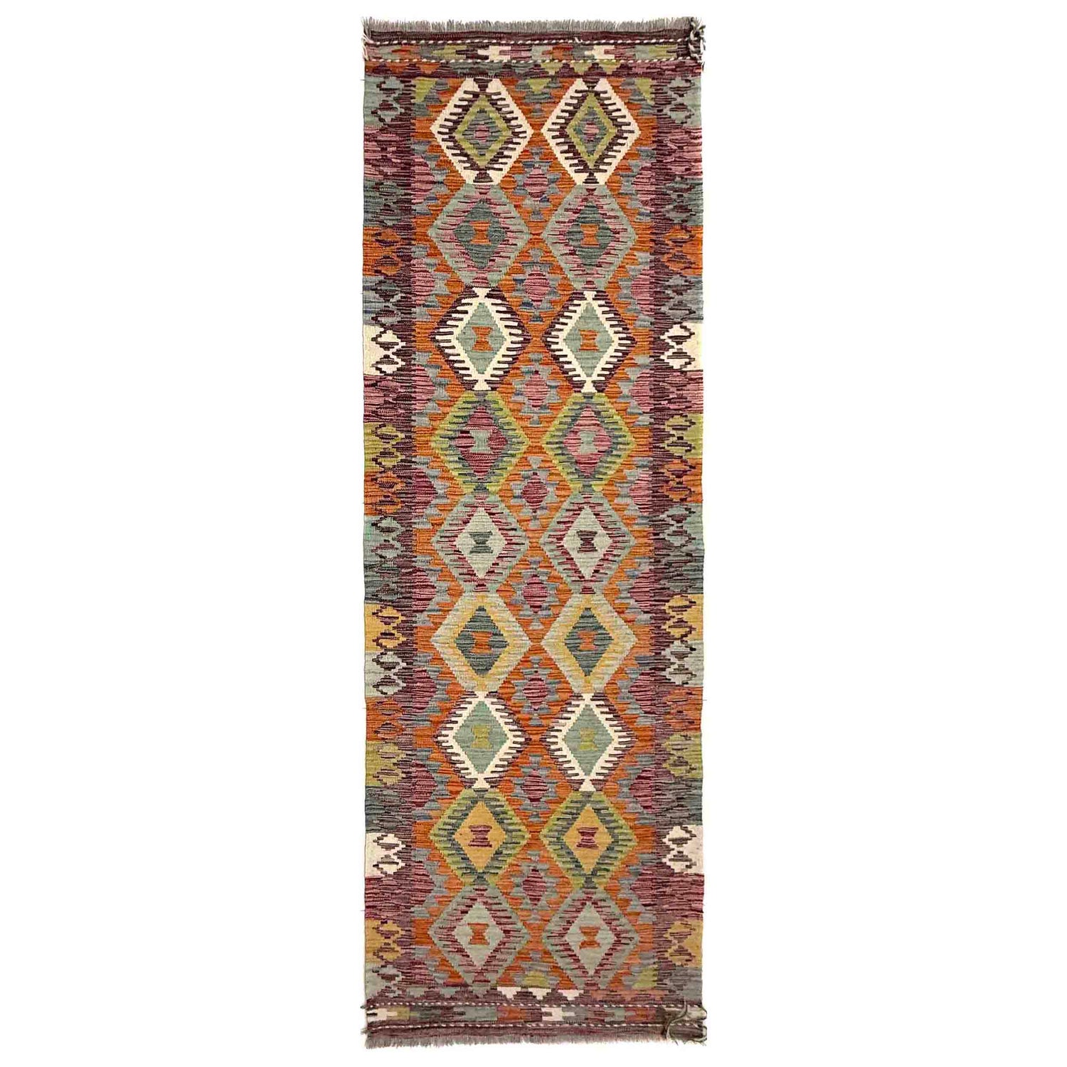 Vegetable Kelim Runner 2' 11" x 9' 6" (ft) - No. Y39993