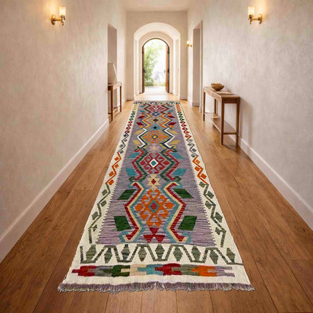 Vegetable Kilim Runner 2' 11" x 9' 8" (ft) - No. Y39994