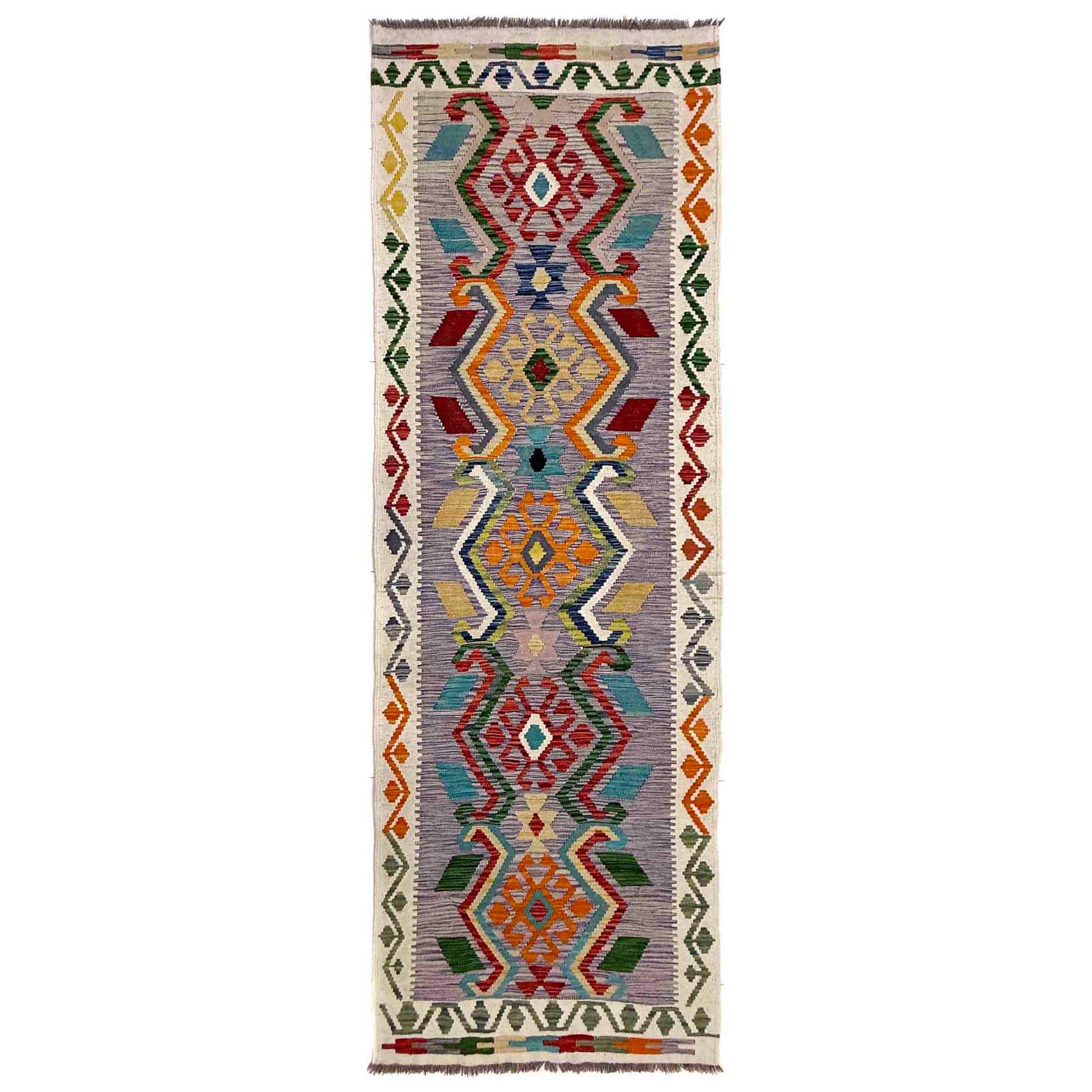 Vegetable Kilim Runner 2' 11" x 9' 8" (ft) - No. Y39994