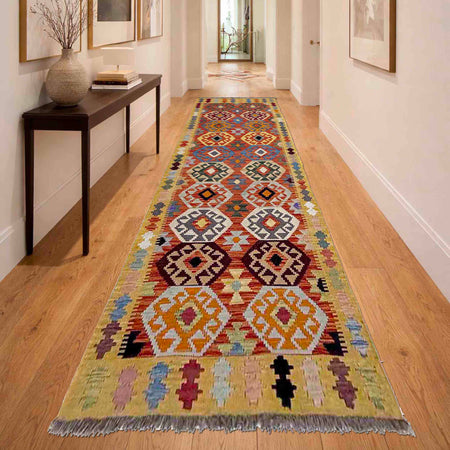 Vegetable Kelim Runner 2' 10" x 9' 8" (ft) - No. Y39996