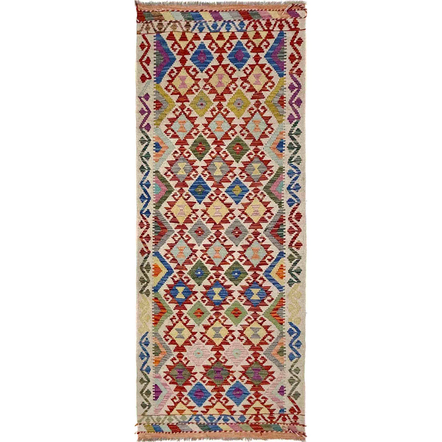 Vegetable Kelim Runner 2' 11" x 8' 1" (ft) - No. Y39998