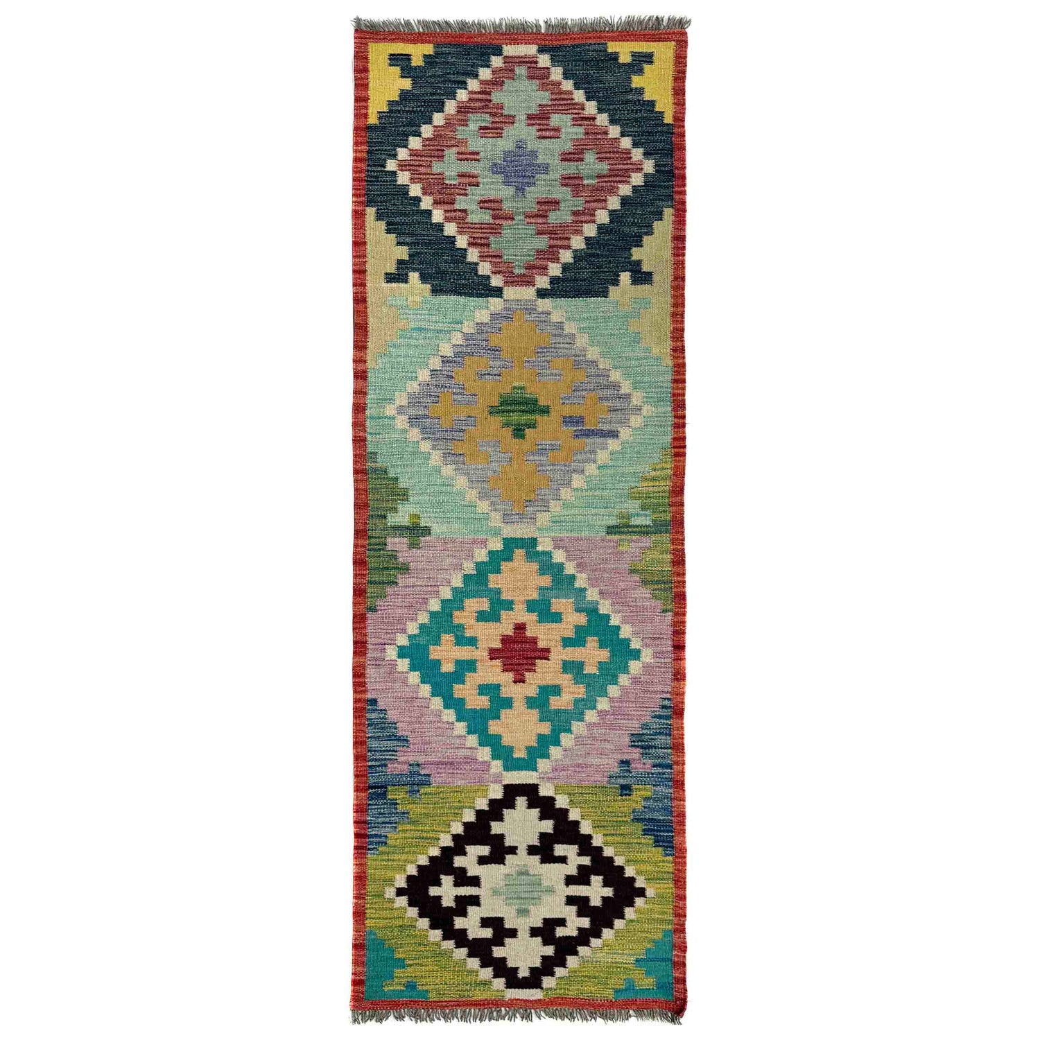 Vegetable Kilim Runner 2' 0" x 6' 8" (ft)- No. Y40003
