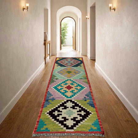 Vegetable Kilim Runner 2' 0" x 6' 8" (ft)- No. Y40003