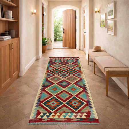 Vegetable Kelim Runner 2' 9" x 6' 4" (ft)- No. Y40009