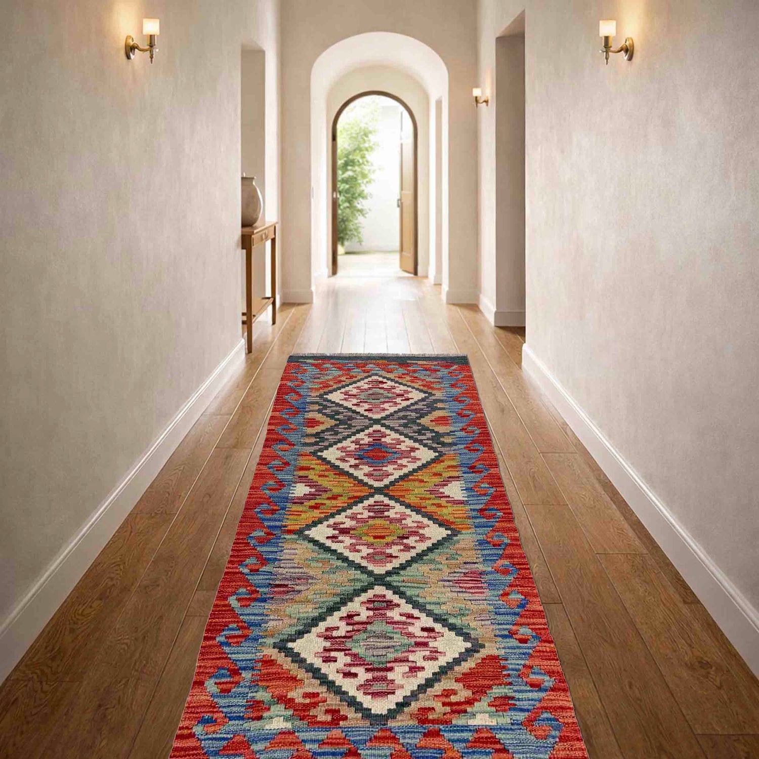 Vegetable Kelim Runner 1' 10" x 4' 10" (ft)- No. Y40011