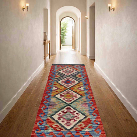 Vegetable Kelim Runner 1' 10" x 4' 10" (ft)- No. Y40011