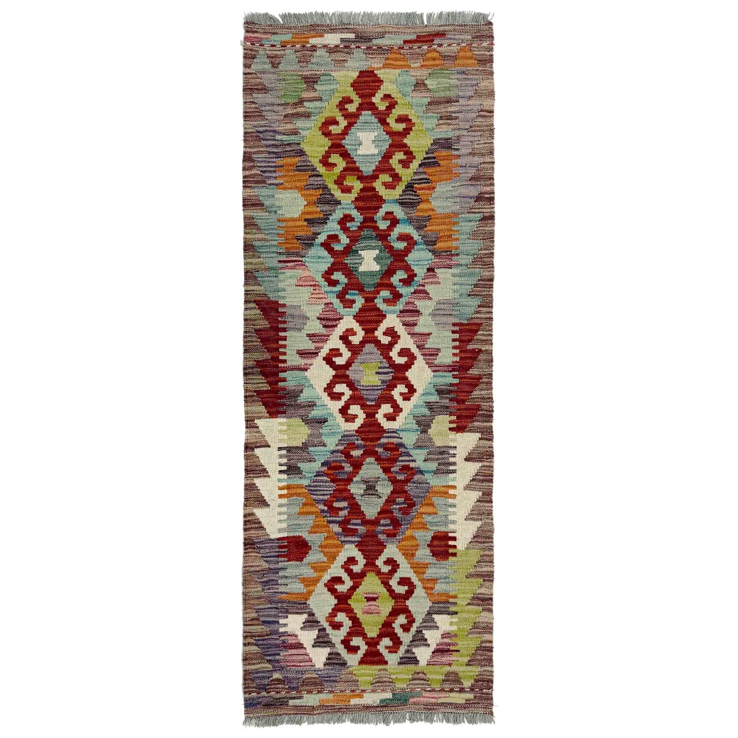 Vegetable Kelim Runner 1' 9" x 4' 9" (ft)- No. Y40016