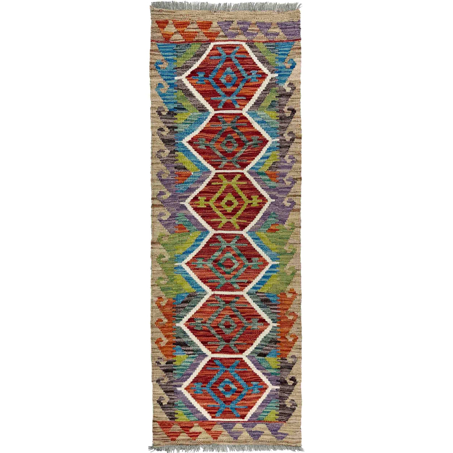 Vegetable Kilim Runner 1' 7" x 4' 8" (ft)- No. Y40018