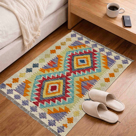 Handmade Vegetable Kelim 2' 0" x 3' 2" (ft) - No. Y40023